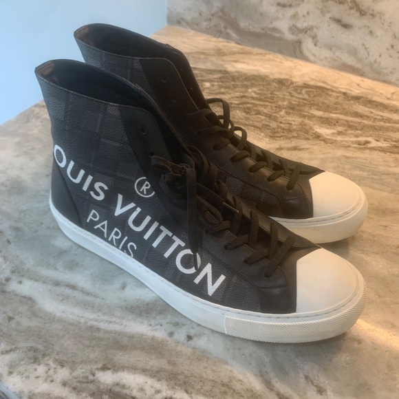Size 12 Louis Vuitton Chucks (mint) - Picture 2 of 3